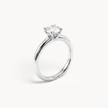 Solitaire Verlobungsring 1,12ct. in 18kt. Weißgold, Detailansicht