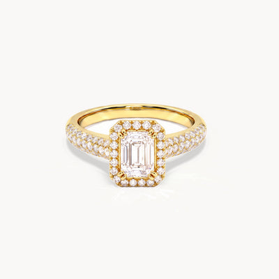Hudson Verlobungsring 0,43ct. in 18kt. Gelbgold, Frontansicht