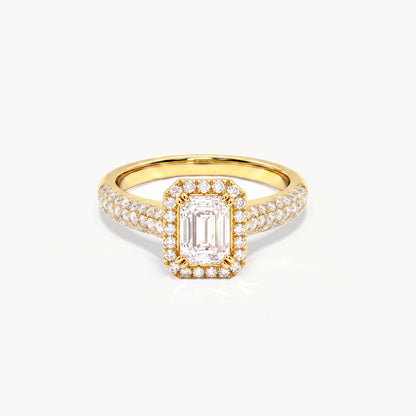 Hudson Verlobungsring 0,43ct. in 18kt. Gelbgold, Frontansicht