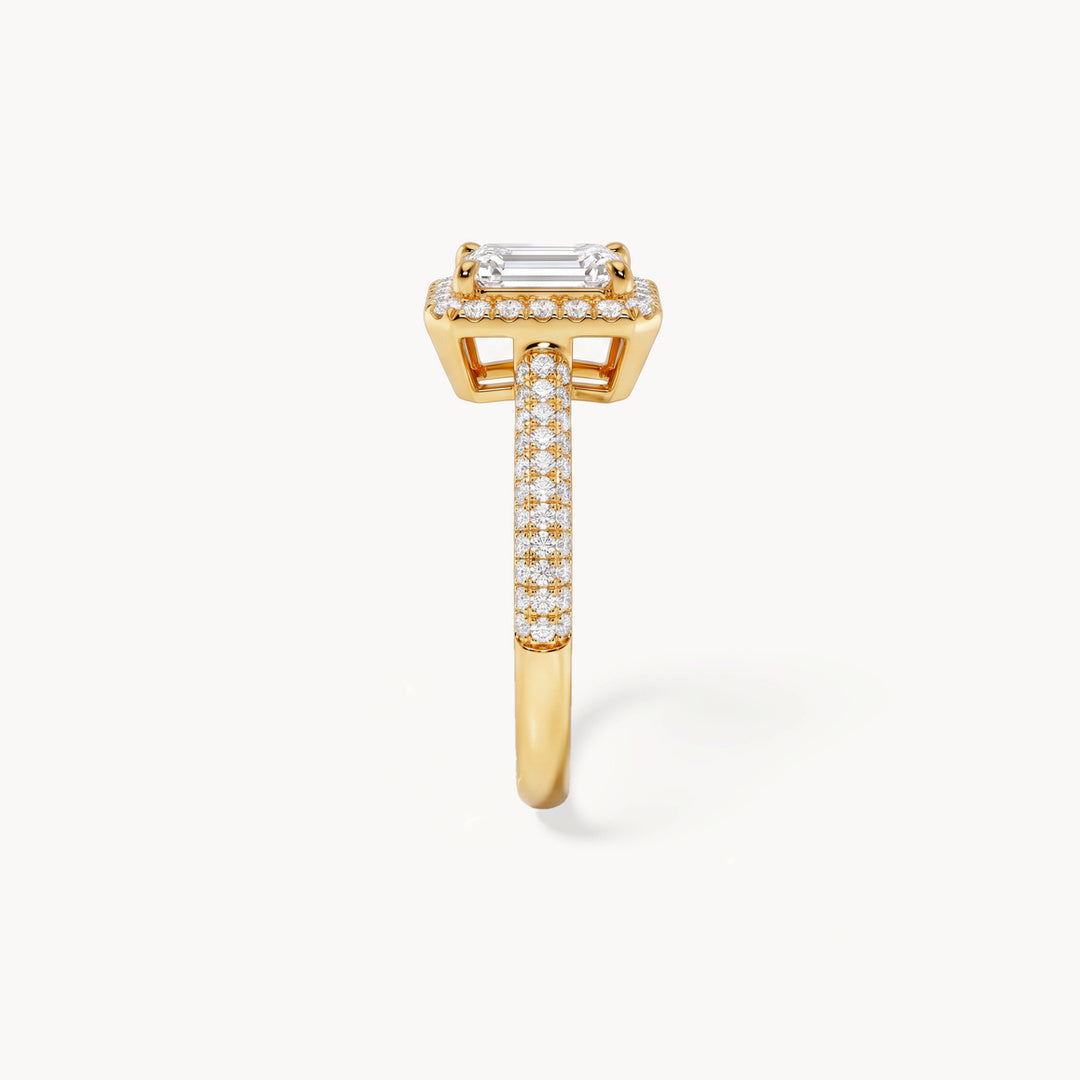 Hudson Verlobungsring 0,43ct. in 18kt. Gelbgold, Seitenansicht