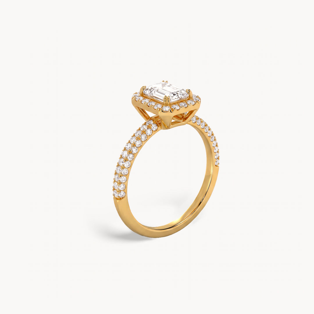Hudson Verlobungsring 0,43ct. in 18kt. Gelbgold, Detailansicht