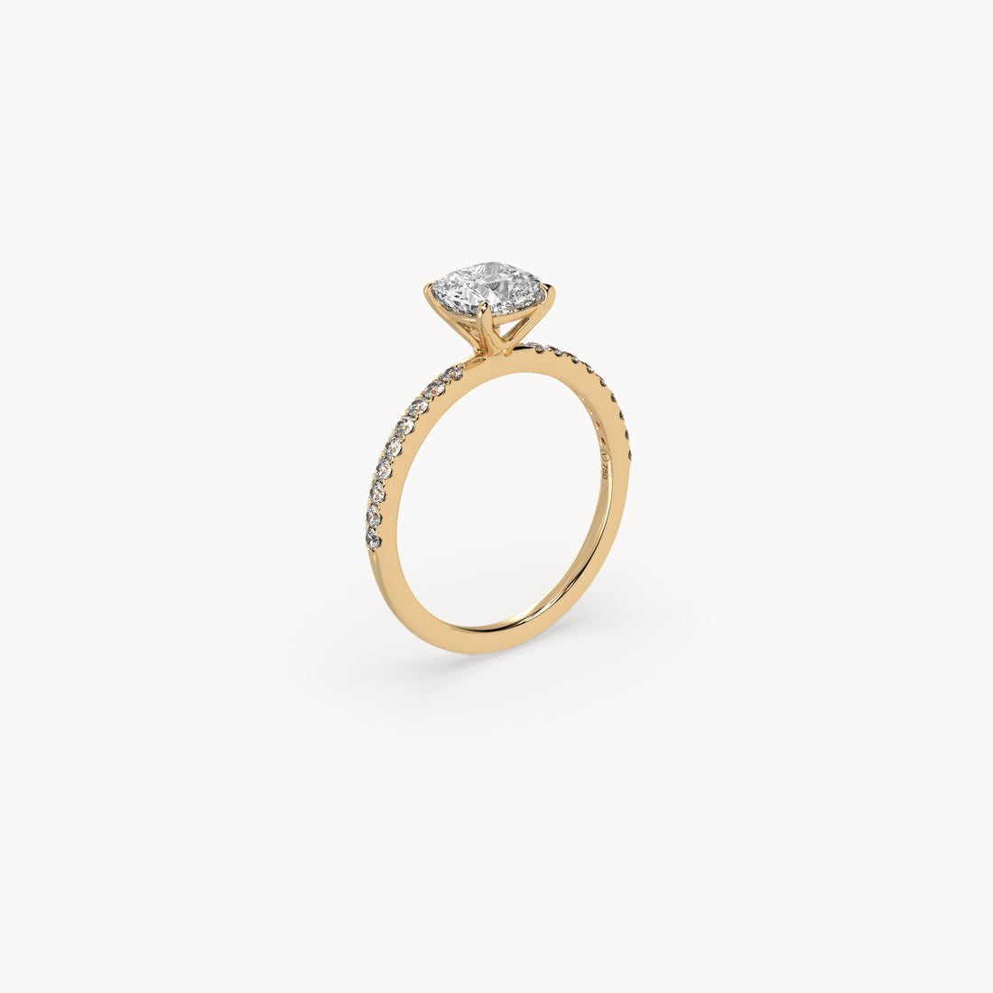 Charles Pavé Engagement Ring