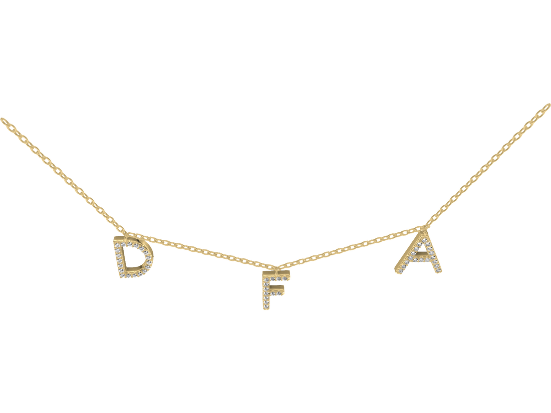 Halskette Letters