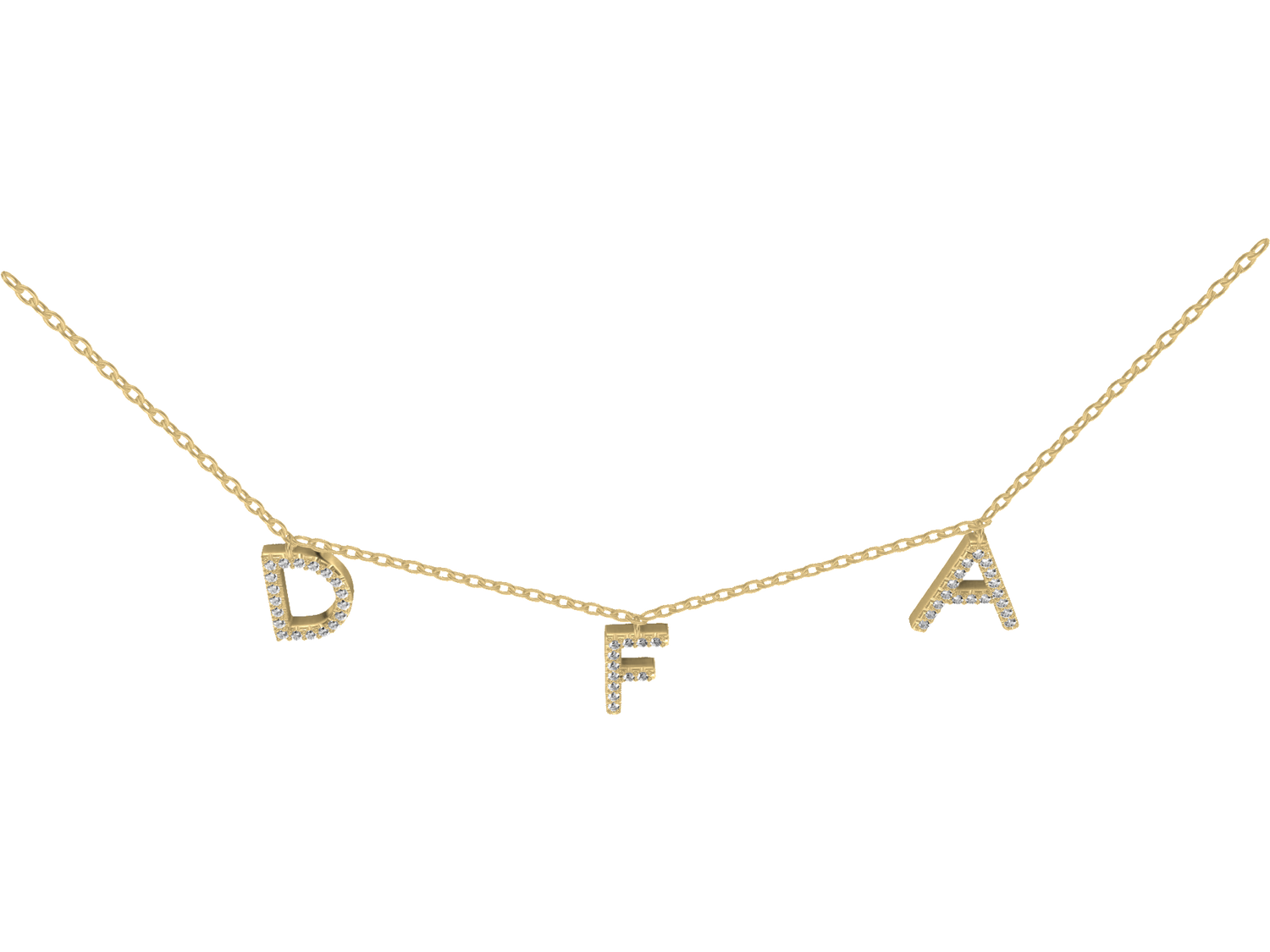 Halskette Letters