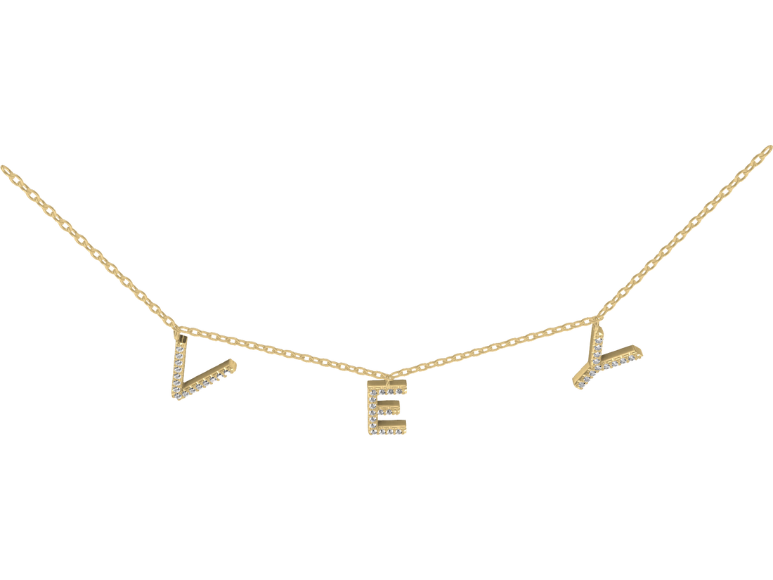 Halskette Letters