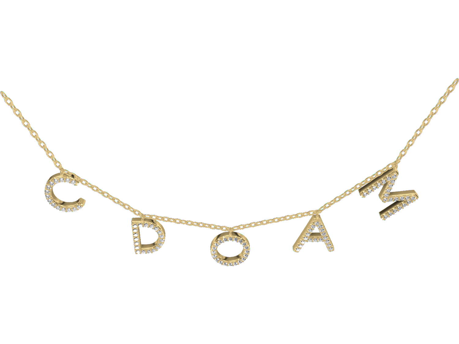 Halskette Letters