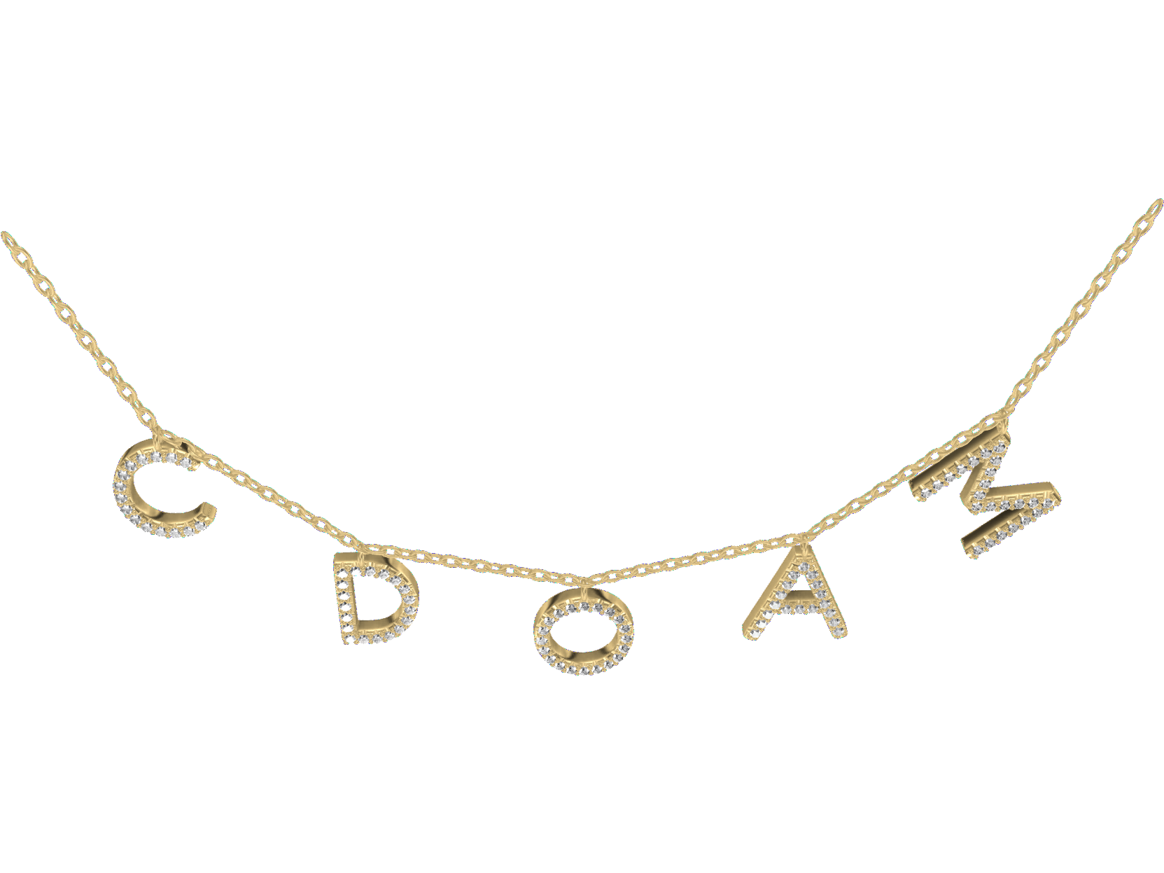 Halskette Letters