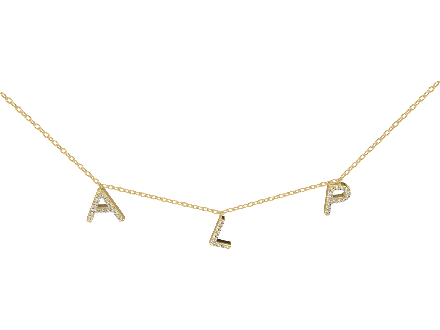 Halskette Letters