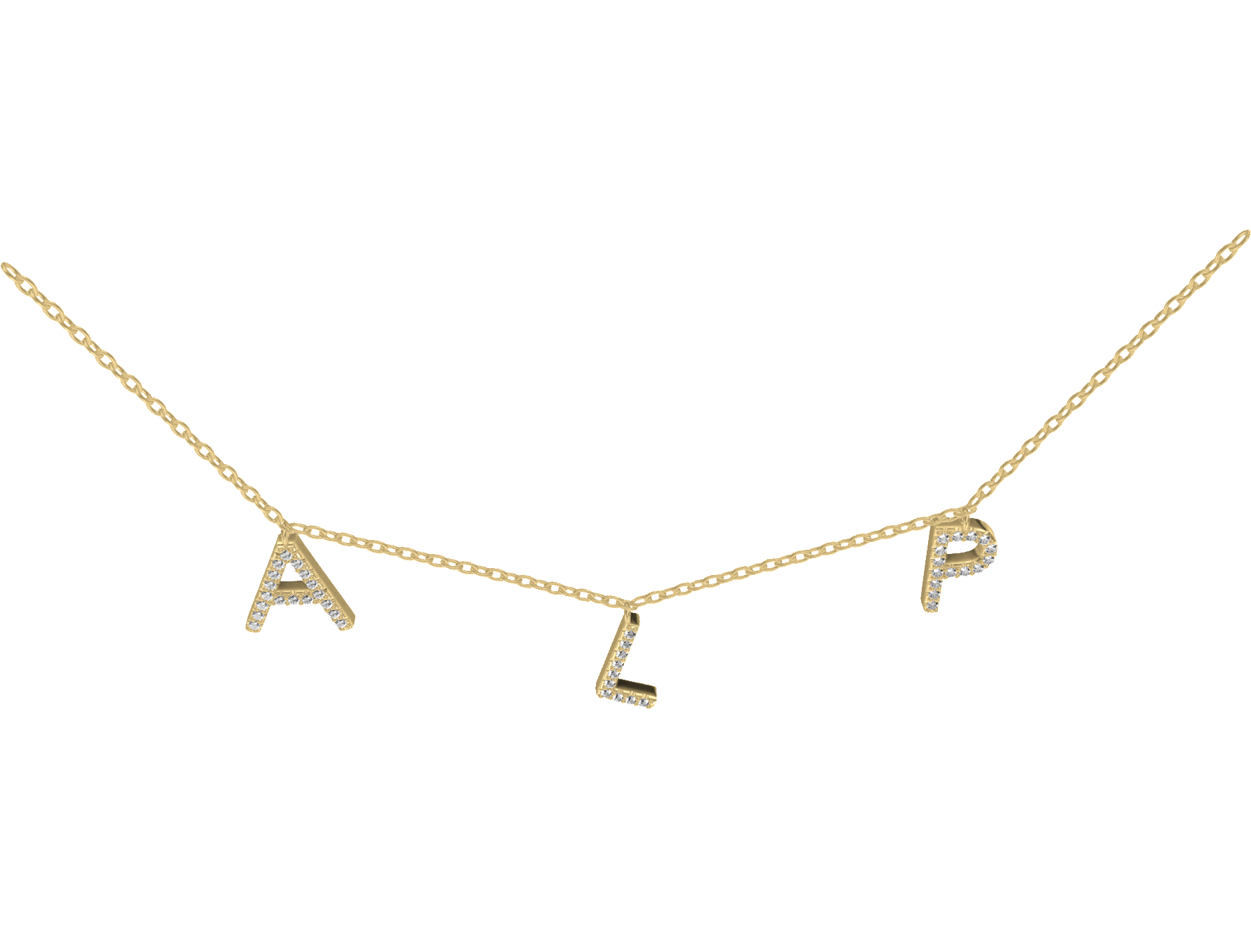 Halskette Letters