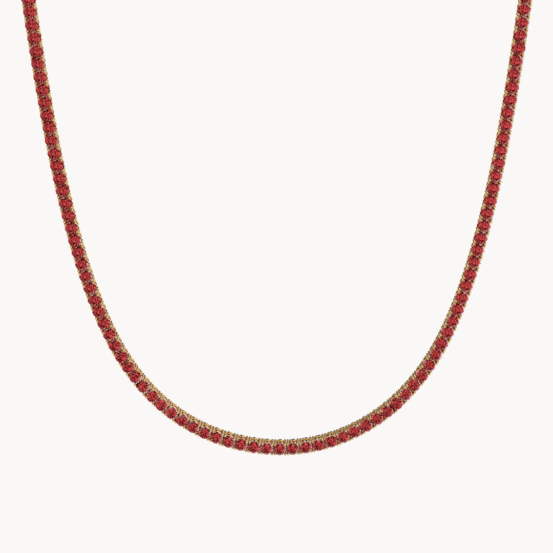 Velvet Tennis Necklace