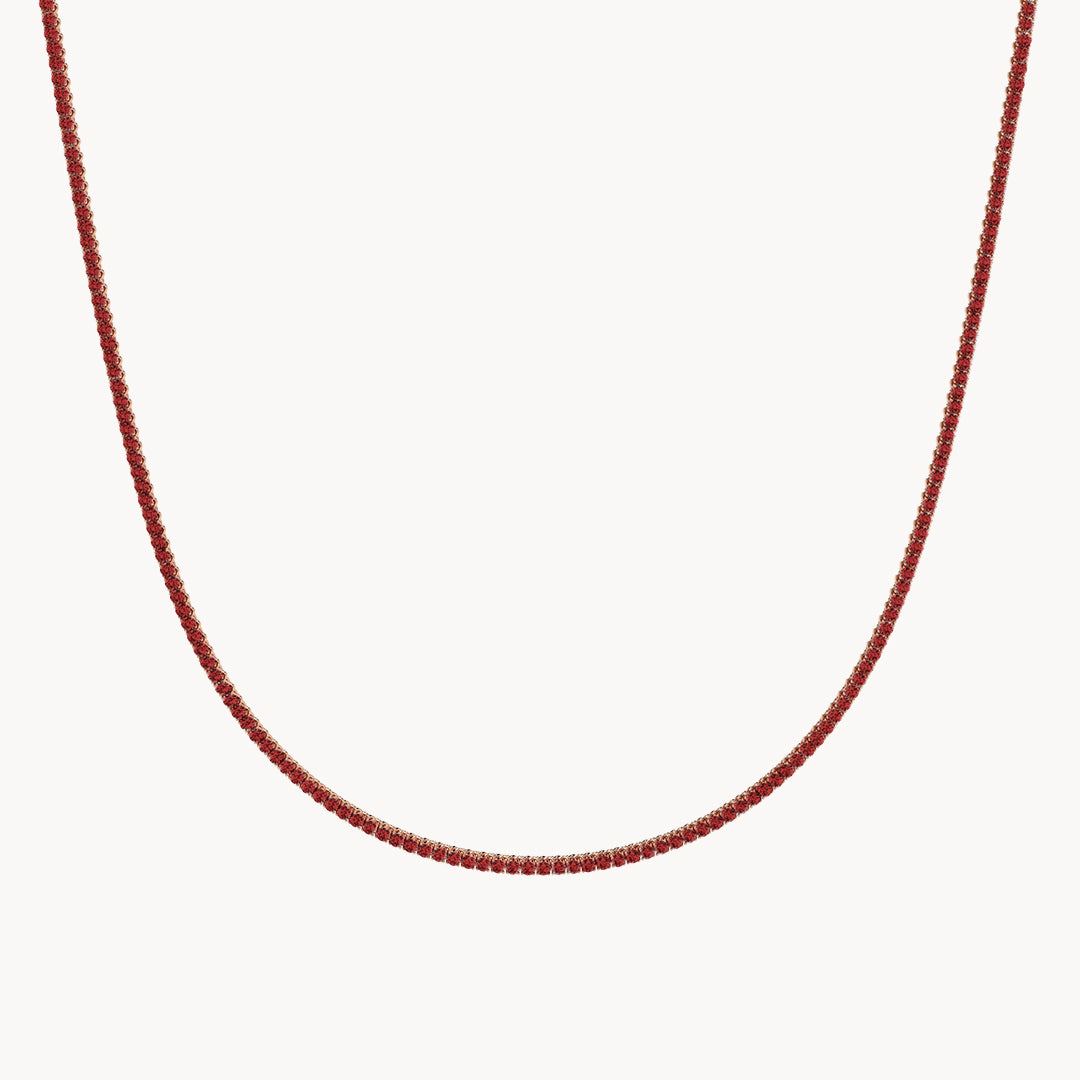 Velvet Tennis Necklace