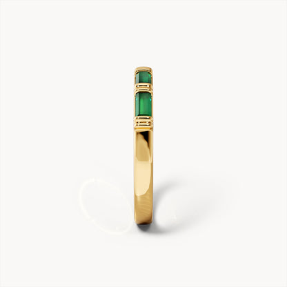 Zoe Emerald Ring
