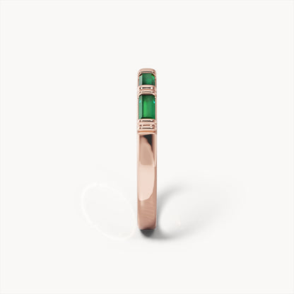 Zoe Emerald Ring