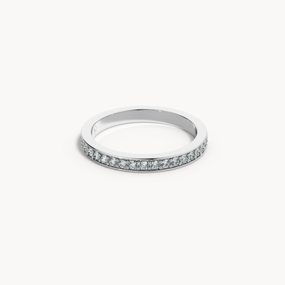 Pavé Line Wedding Band