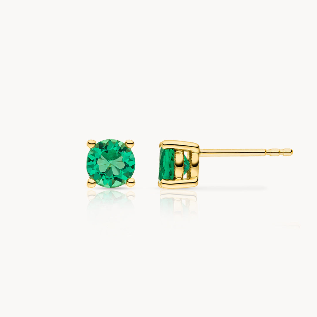 Ella Emerald Studs