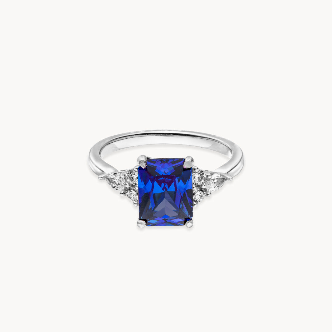 Lab grown clearance sapphire engagement rings