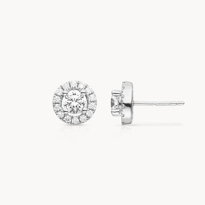 #Metall_14kt. Weißgold Veynou Camilla Studs Ohrstecker Diamanten laborgezüchtet