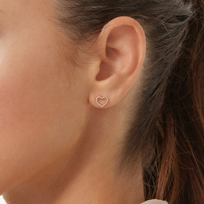 Heart Studs