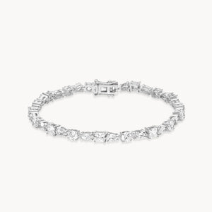 VEYNOU Theia Armband mit 8,50 ct. laborgezüchteten Diamanten in 18kt. Weißgold und verschiedenen Diamantschliffen kombiniert